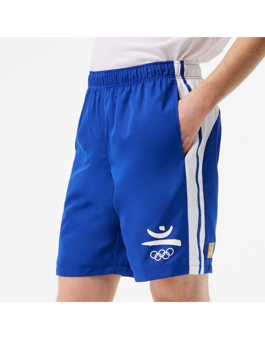 Men's Lacoste Barcelona Olympics Heritage Shorts in Blue
