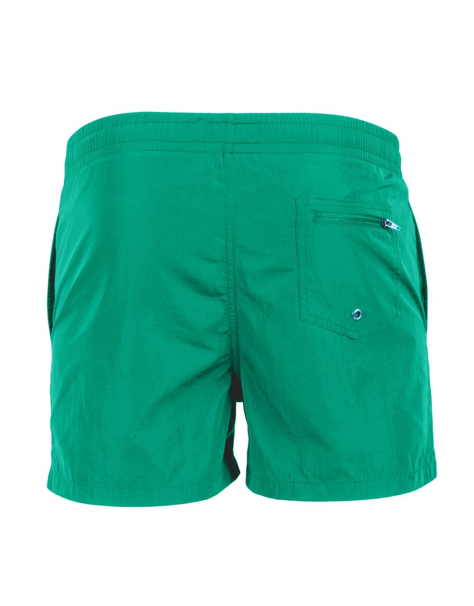 Mens Swim Shorts - Forest Green - 1