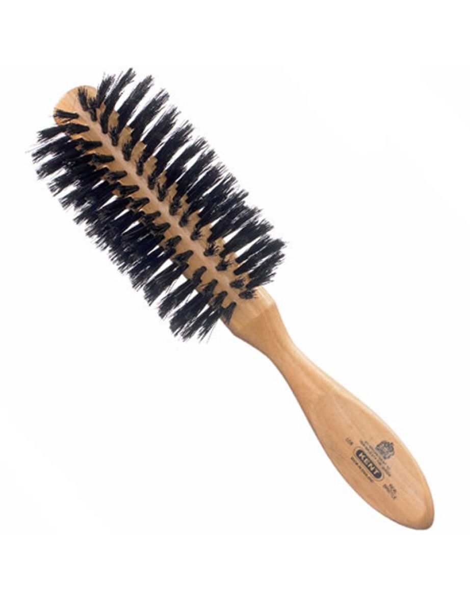 Kent Finest Cherrywood Half Radial Black Bristle Brush - LC8