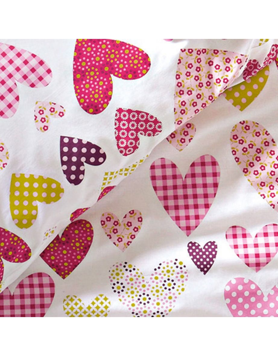 FREE HEART Child's Heart Print Duvet Cover - 2