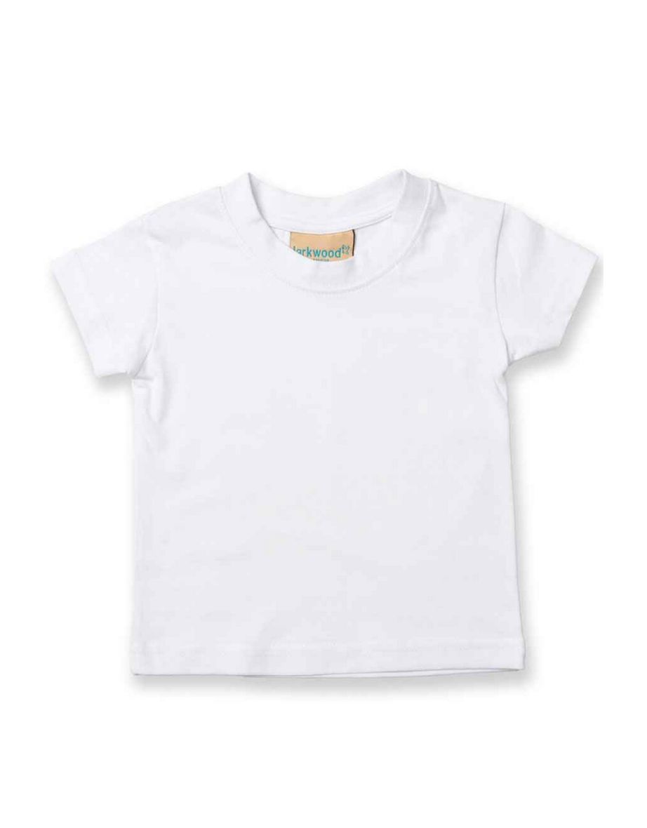 Larkwood Baby Plain T-Shirt - White