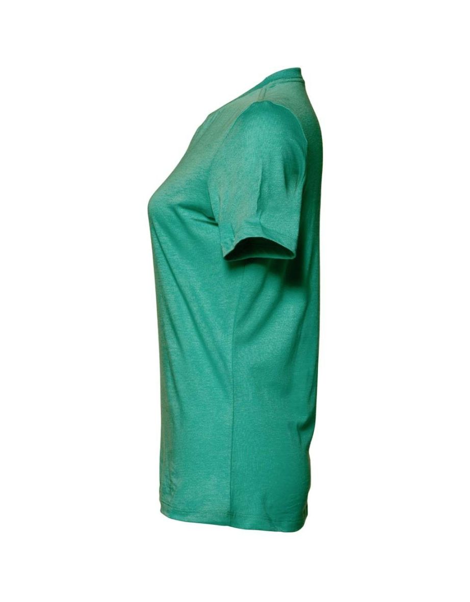 Bella + Canvas Womens/Ladies Relaxed Jersey T-Shirt - Teal - 2