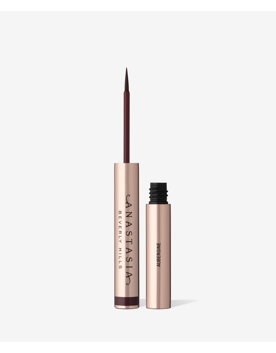 A waterproof liquid eyeliner -Aubergine