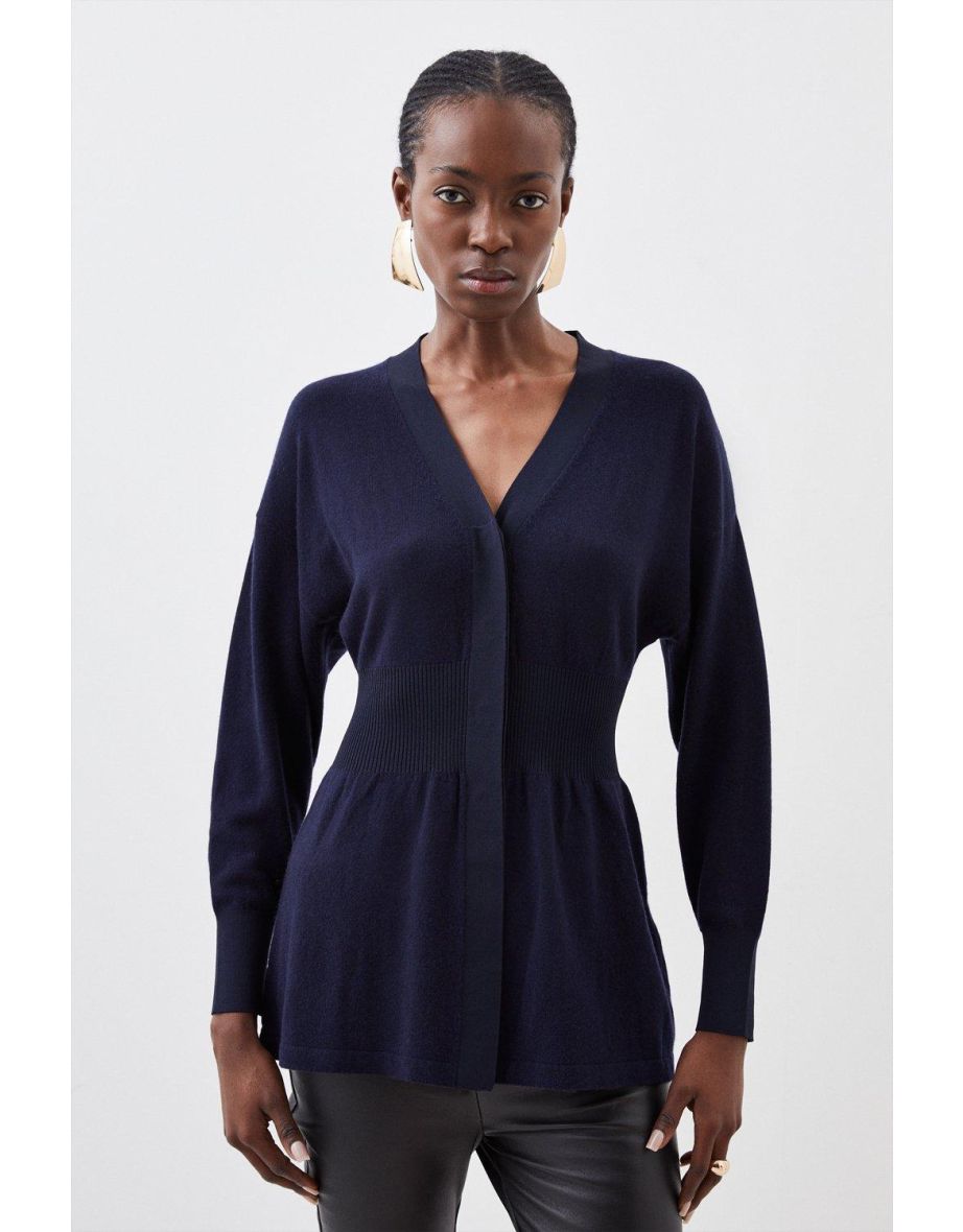 Longline on sale cashmere cardigans