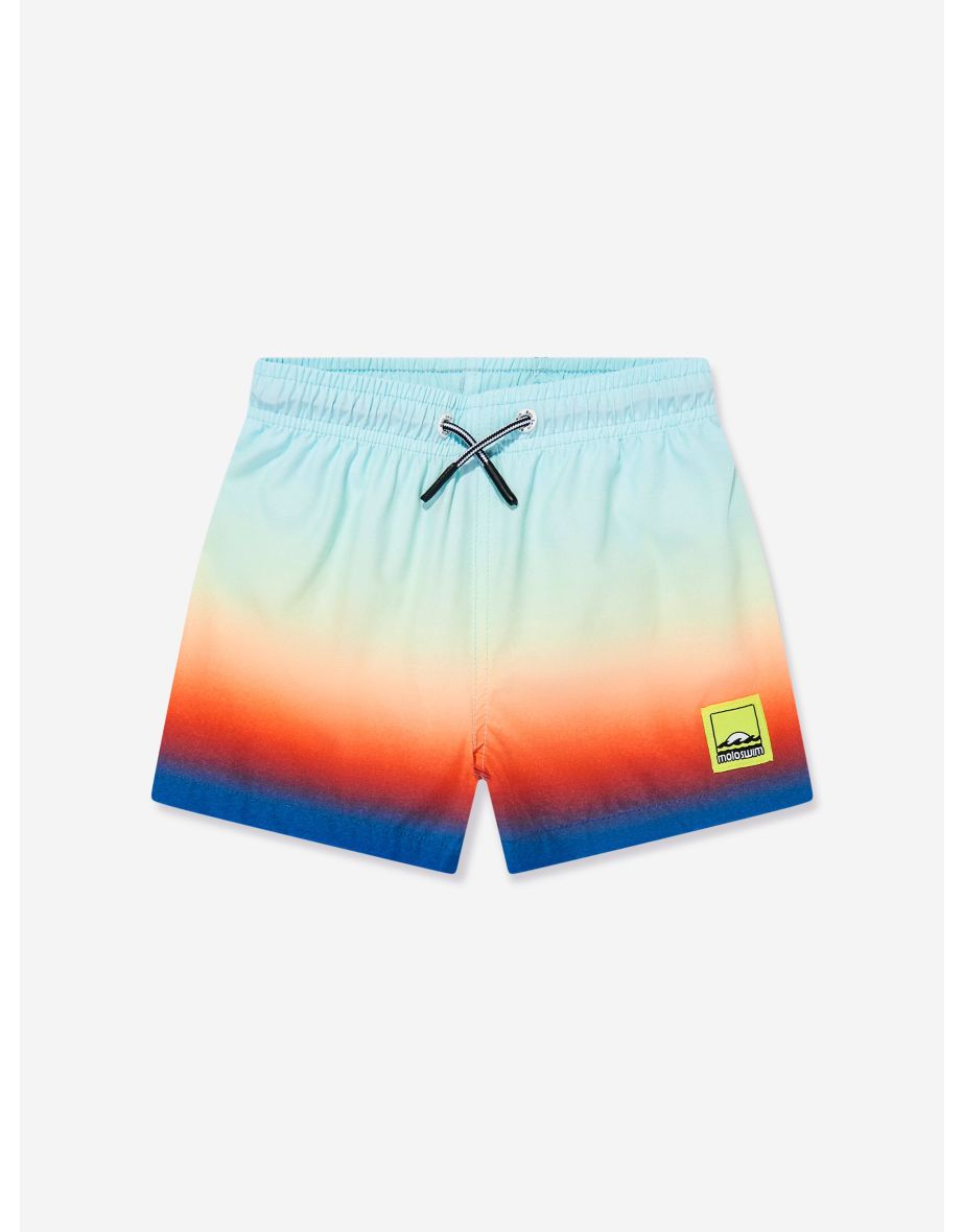 Boys Niko Fade Swim Shorts in Blue (UPF50+)