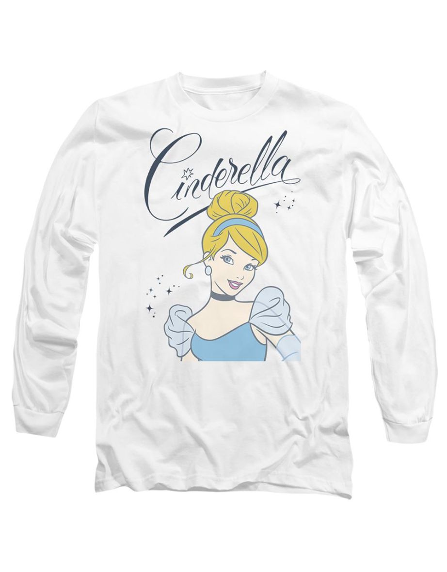 Cinderella  Adult Script T-Shirt - White