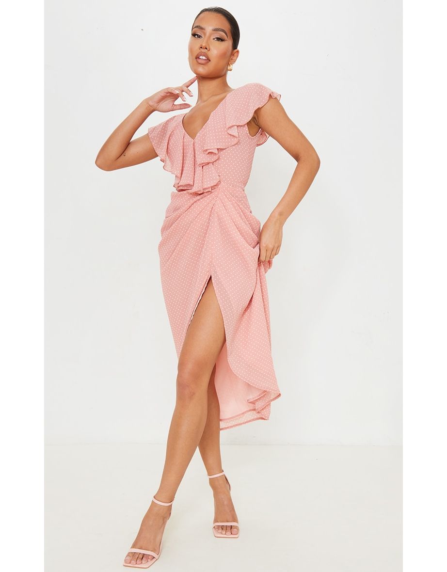Lace up back midi dress shop