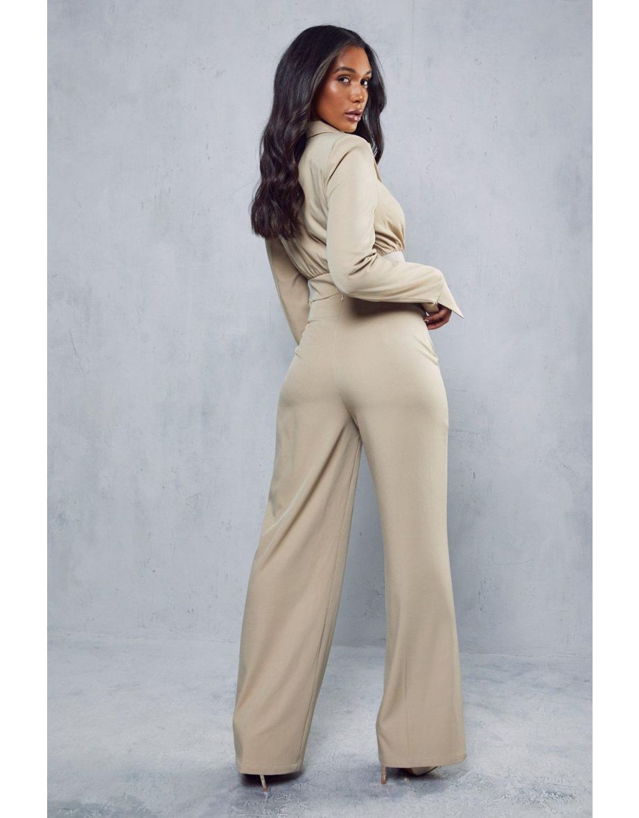 Cinched Waist Straight Leg Trousers - 2