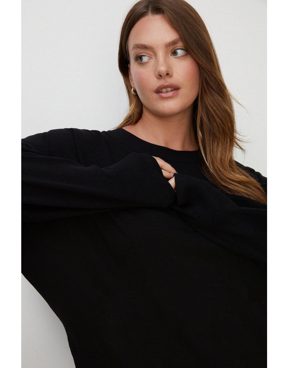 Plus Size Slouchy Jumper - 2