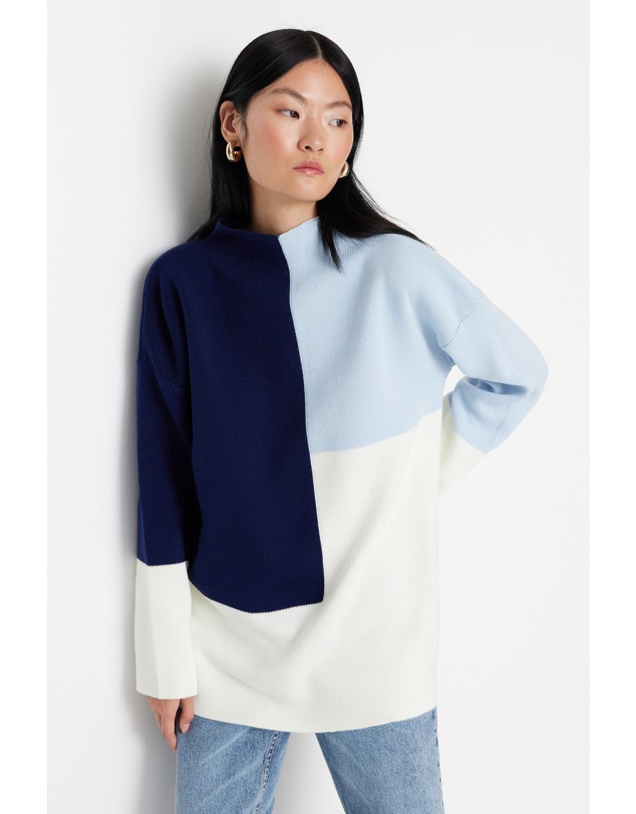 Sweater - Blue - Relaxed fit