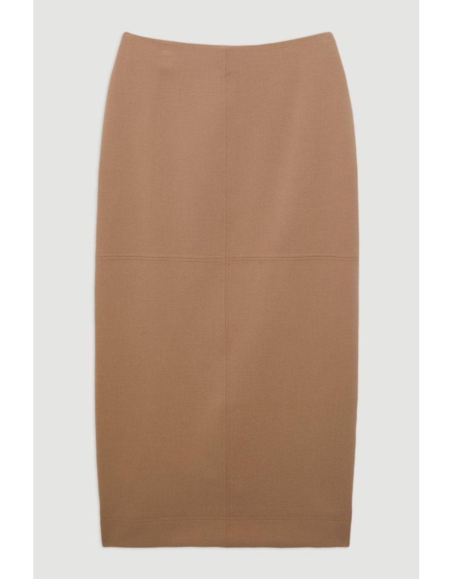 Compact Stretch Essential Tailored Maxi Skirt - 3