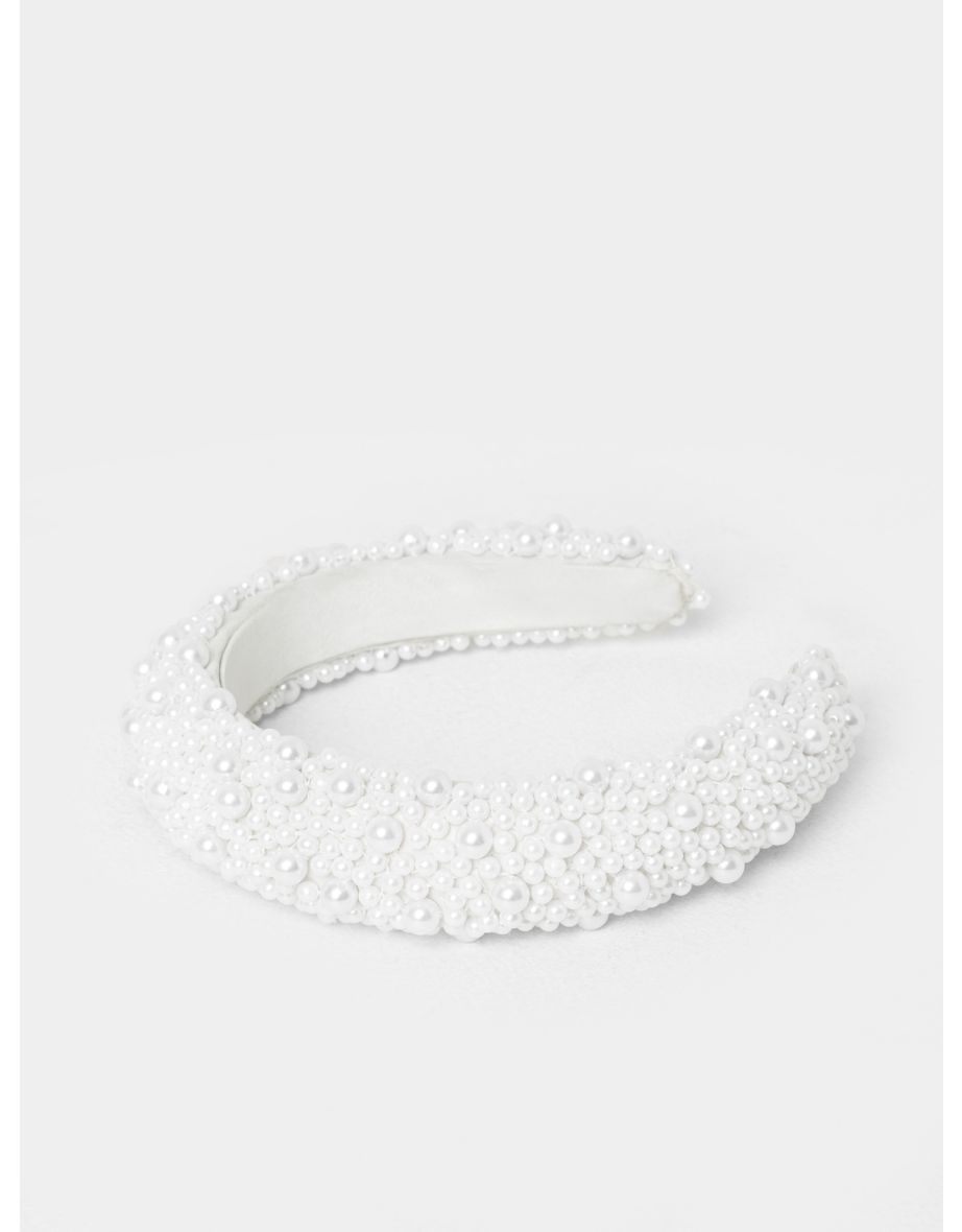 Maya Ivory Pearl Headband