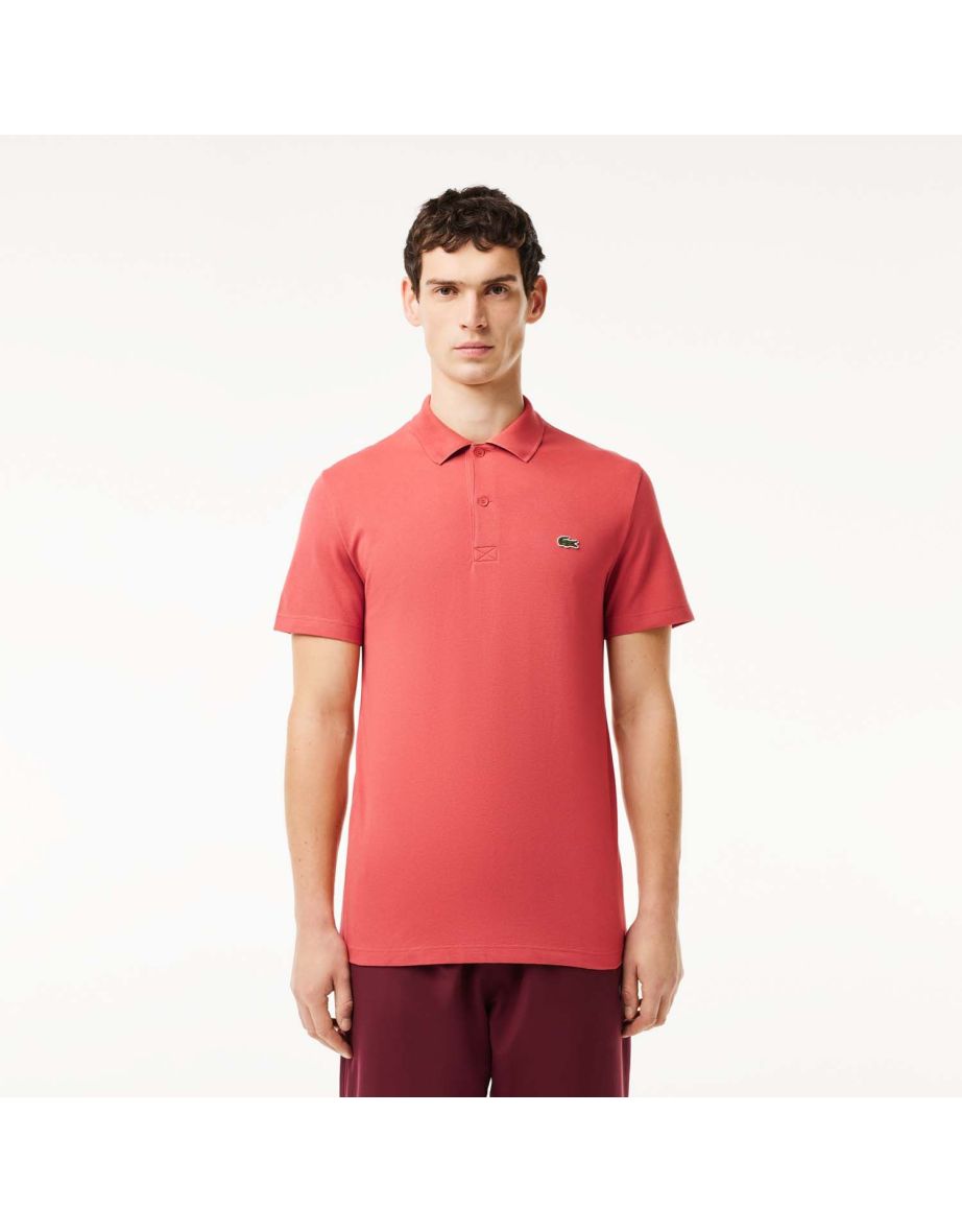 Shop Men s Lacoste Regular Fit Cotton Polyester Blend Polo Shirt in Red Online in Bahrain VogaCloset