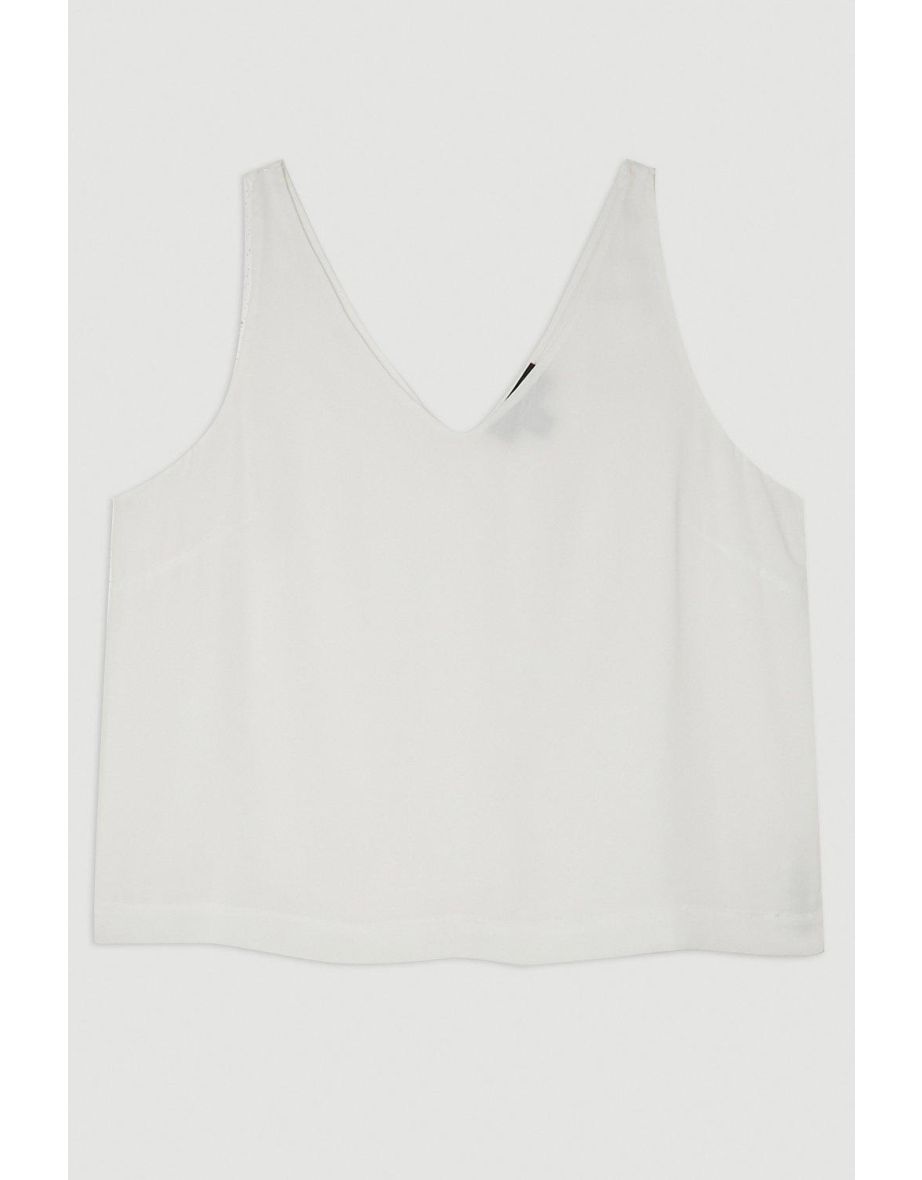 Plus Size Georgette Woven Cami Top - 3