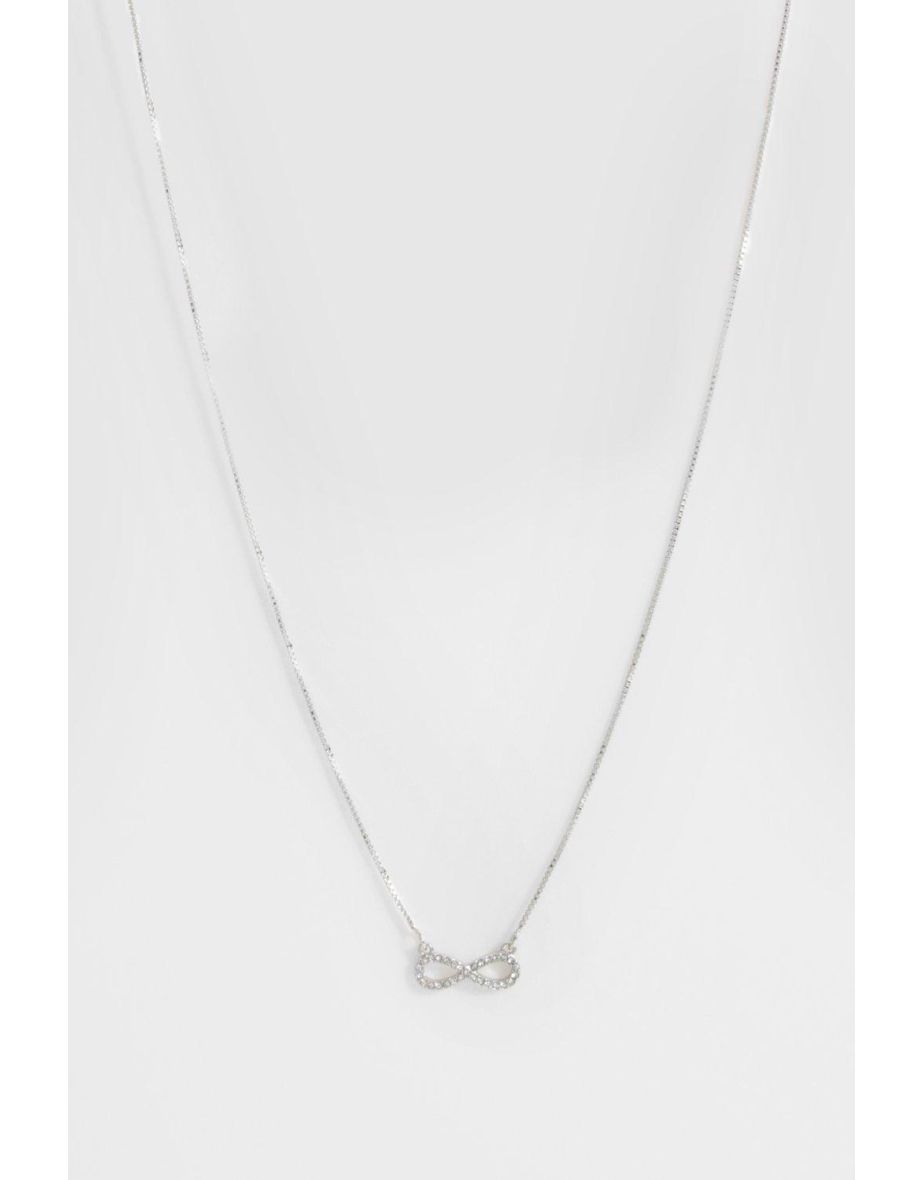 Infinity Chain Necklace - silver