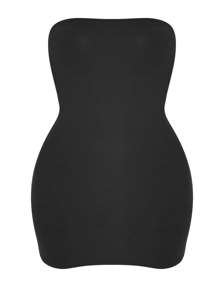 Shape Black Sculpted Bandeau Bodycon Dress - 4