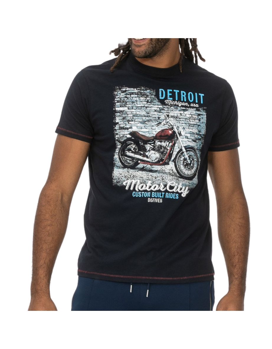 D555 Mens Knowle Big & Tall Graphic Short Sleeve T-Shirt - 3