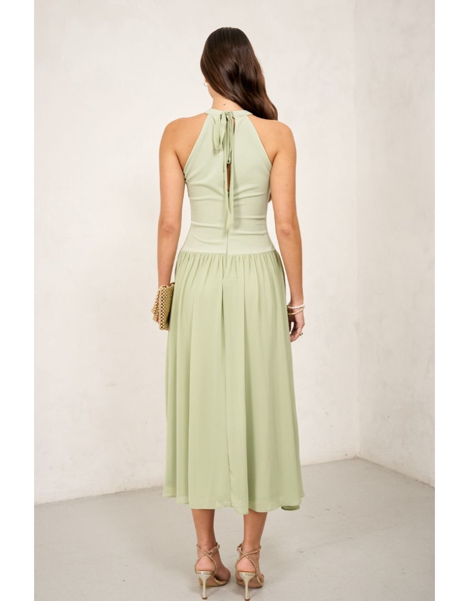 TFNC Brianna Sage Maxi Dress - 4
