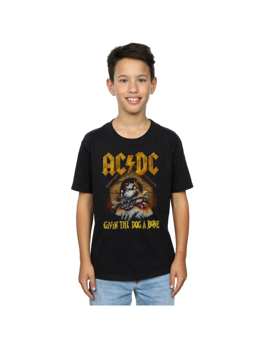 AC/DC Boys Give The Dog A Bone T-Shirt - Black