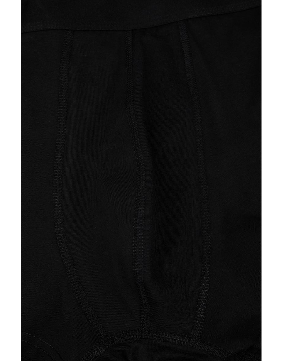 Men's Large Size Black 3 Pack Basic Boxers - 2