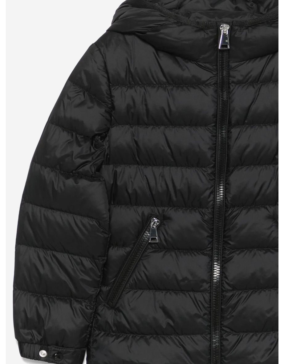 Girls Down Padded Gles Jacket in Black - 5