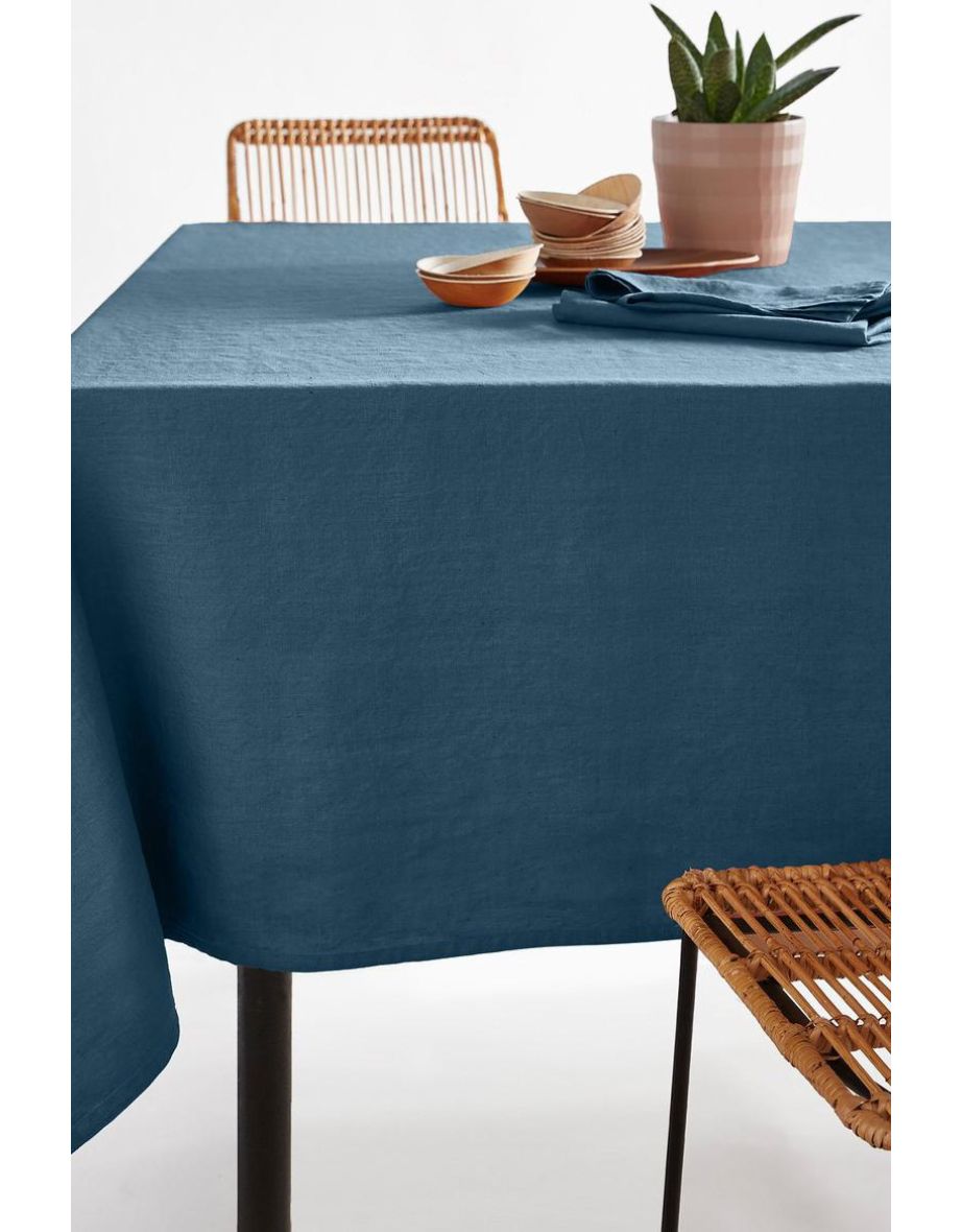Victorine Pre-Washed Linen Tablecloth