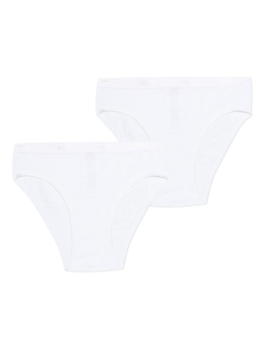 Pack of 2 knickers in cotton black Dim