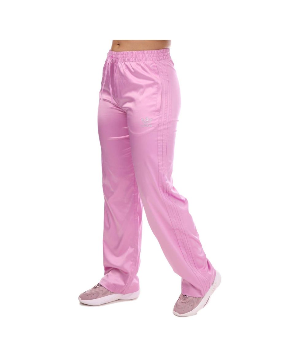 Women's adidas Originals 2000 Luxe Wide-Leg Joggers in Pink
