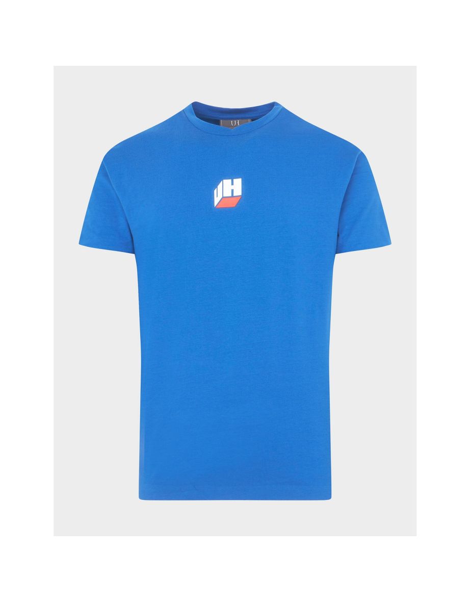 Men's Unlike Humans Cube Logo T-Shirt in Blue - 4