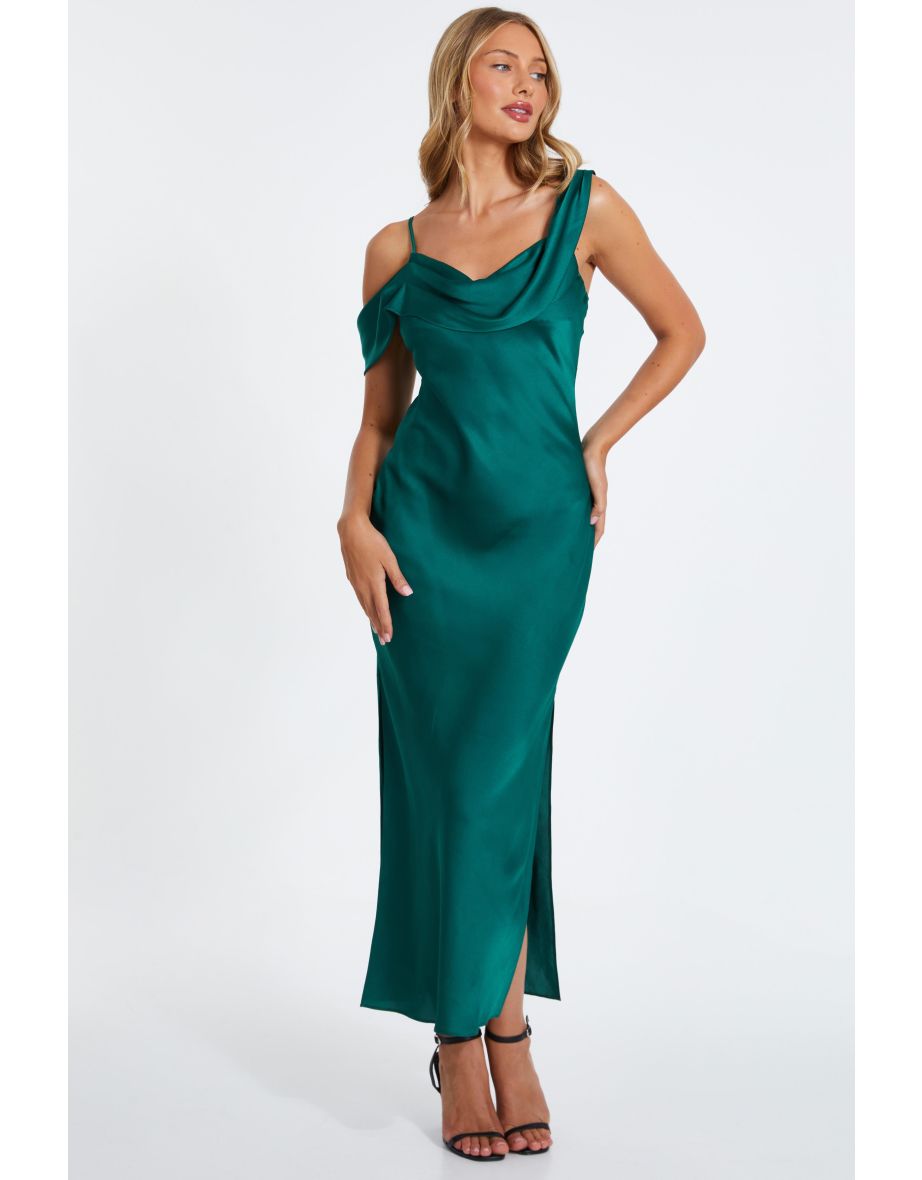 Bottle green maxi dress uk best sale