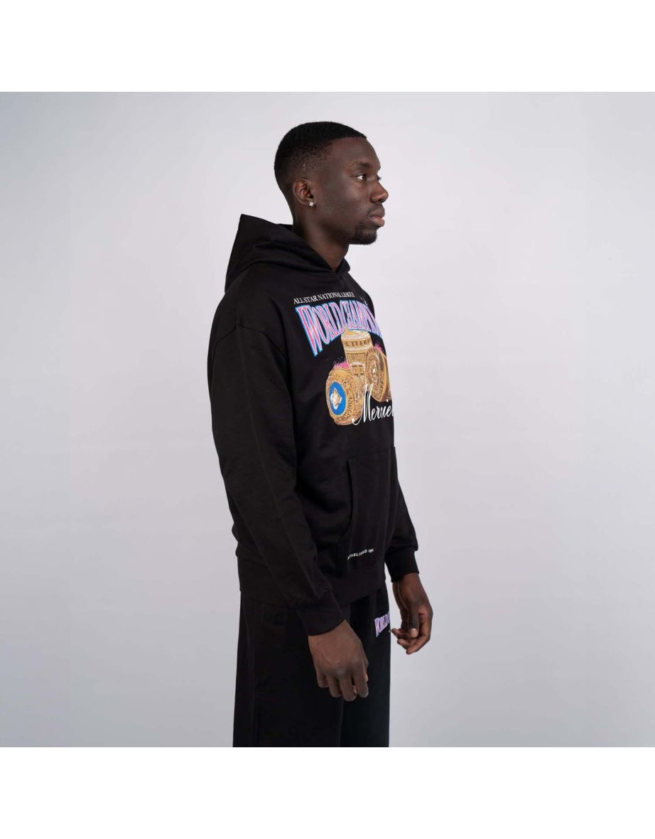 Men's Mercier Champions Ring Hoodie in Black - 4