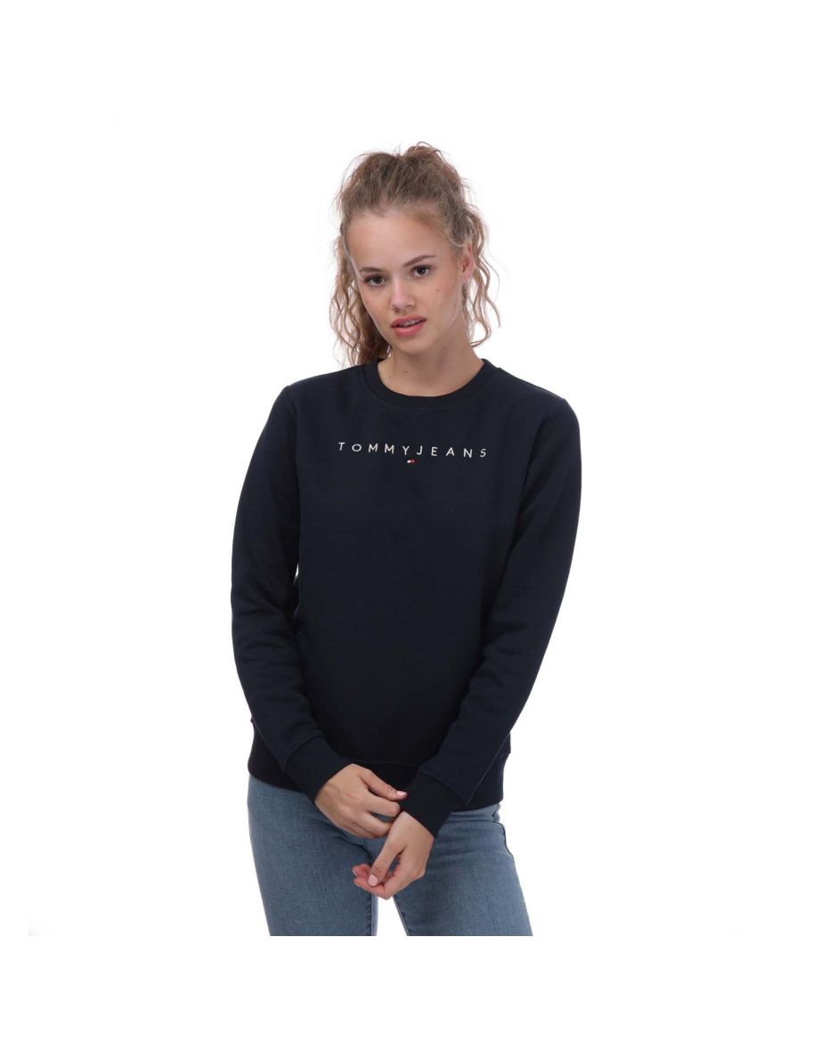 Women's Tommy Hilfiger Linear Sweatshirt in Blue