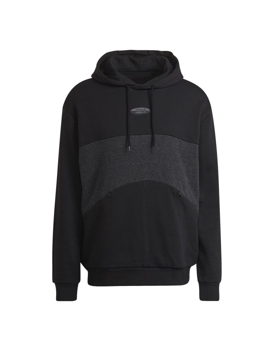 Men's adidas Originals Essentials Hoody in Black - 7