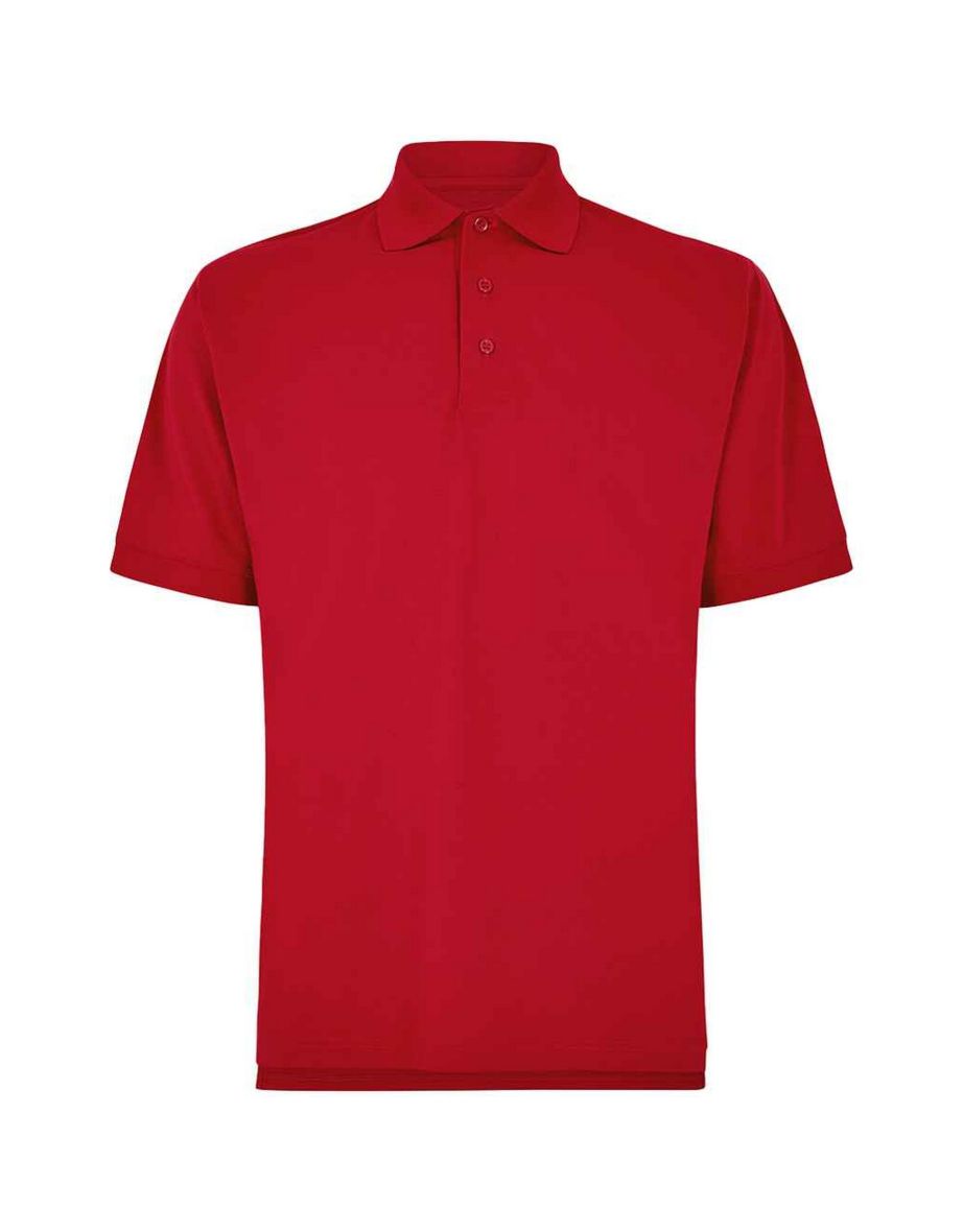 Kustom Kit Mens Klassic Piqué Polo Shirt - Red