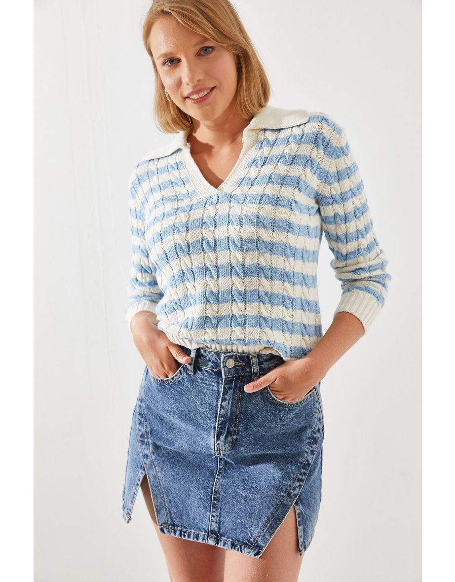Hair Polo Neck Sweater - 4