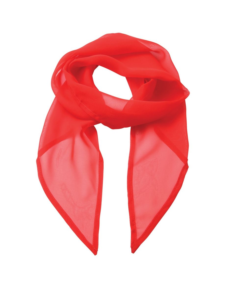 Premier Ladies/Womens Work Chiffon Formal Scarf - Strawberry Red