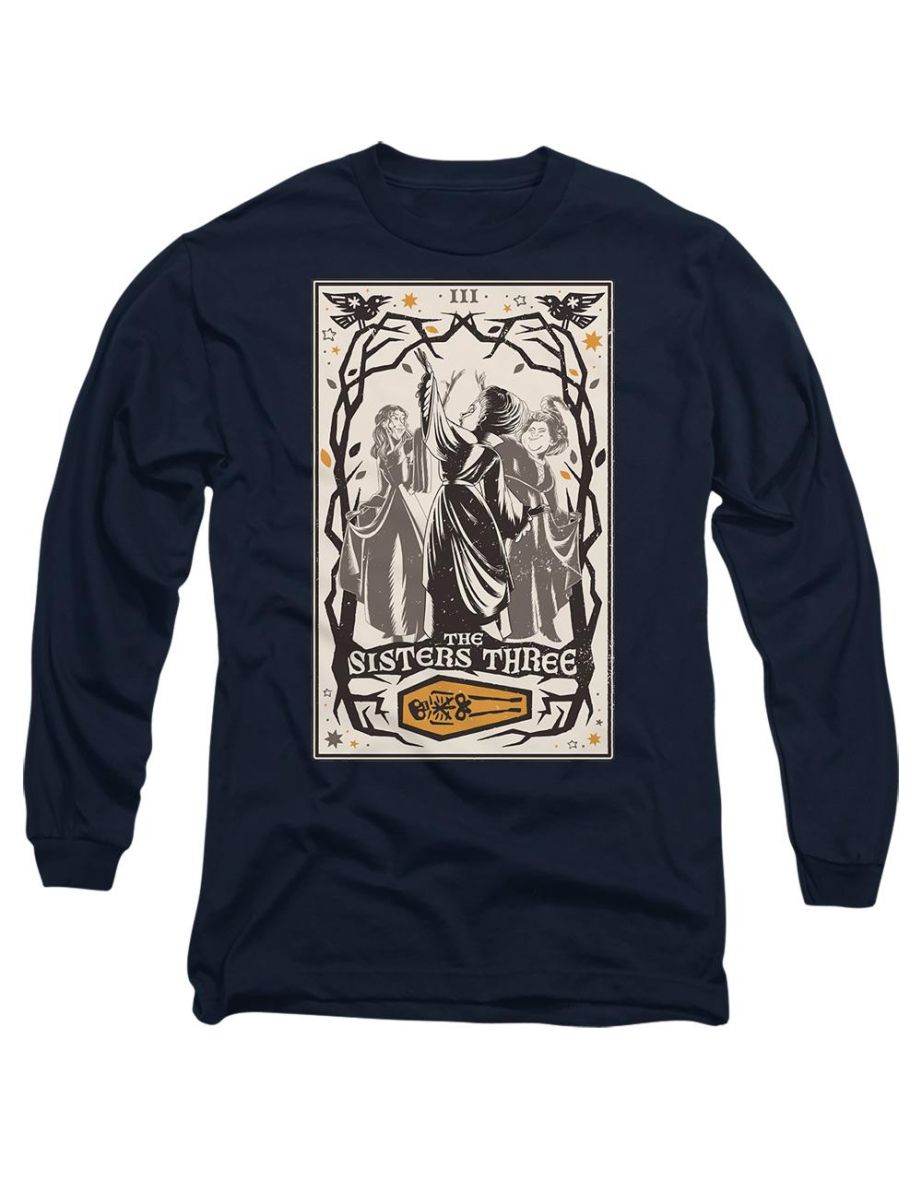 Hocus Pocus 2  Adult The Sisters Three Sanderson Sisters T-Shirt - Navy