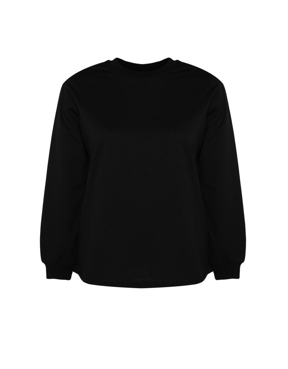 Black cheap thin sweatshirt