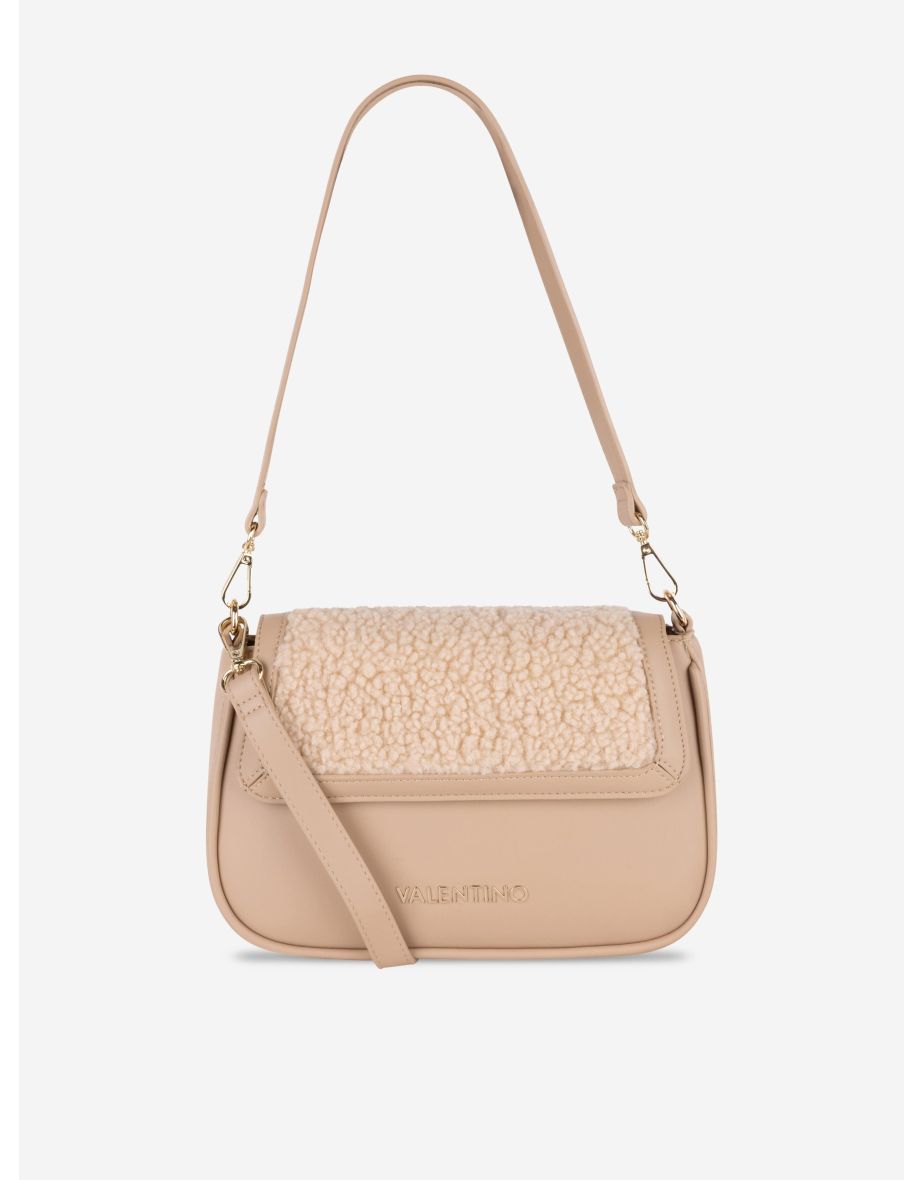 Girls Shari Flap Bag in Beige (26cm)