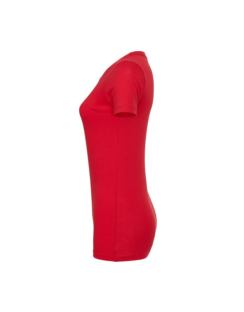 Bella + Canvas Womens/Ladies Relaxed Jersey T-Shirt - Red - 2