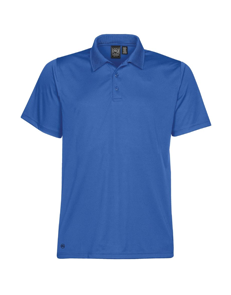 Stormtech Mens Eclipse H2X-Dry Pique Polo - Azure Blue
