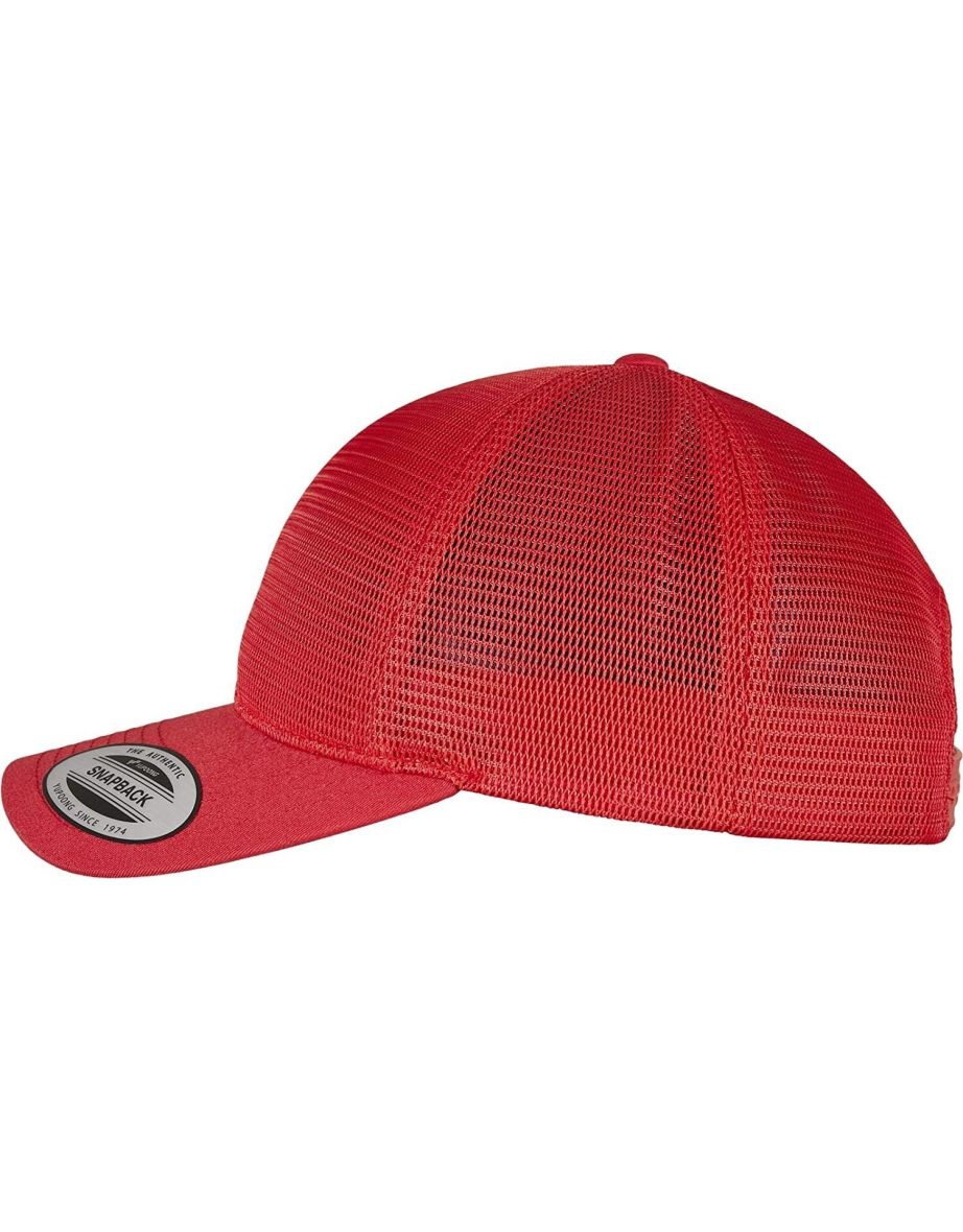 Flexfit Unisex Adult Omnimesh Mesh Cap - Red - 2