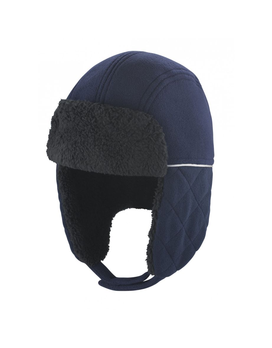 Result Winter Essentials Ocean Trapper Hat - Navy/Black