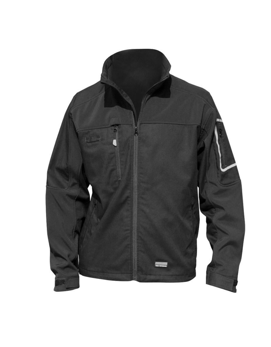 Result Mens Sabre Stretch Work Performance Jacket - Black