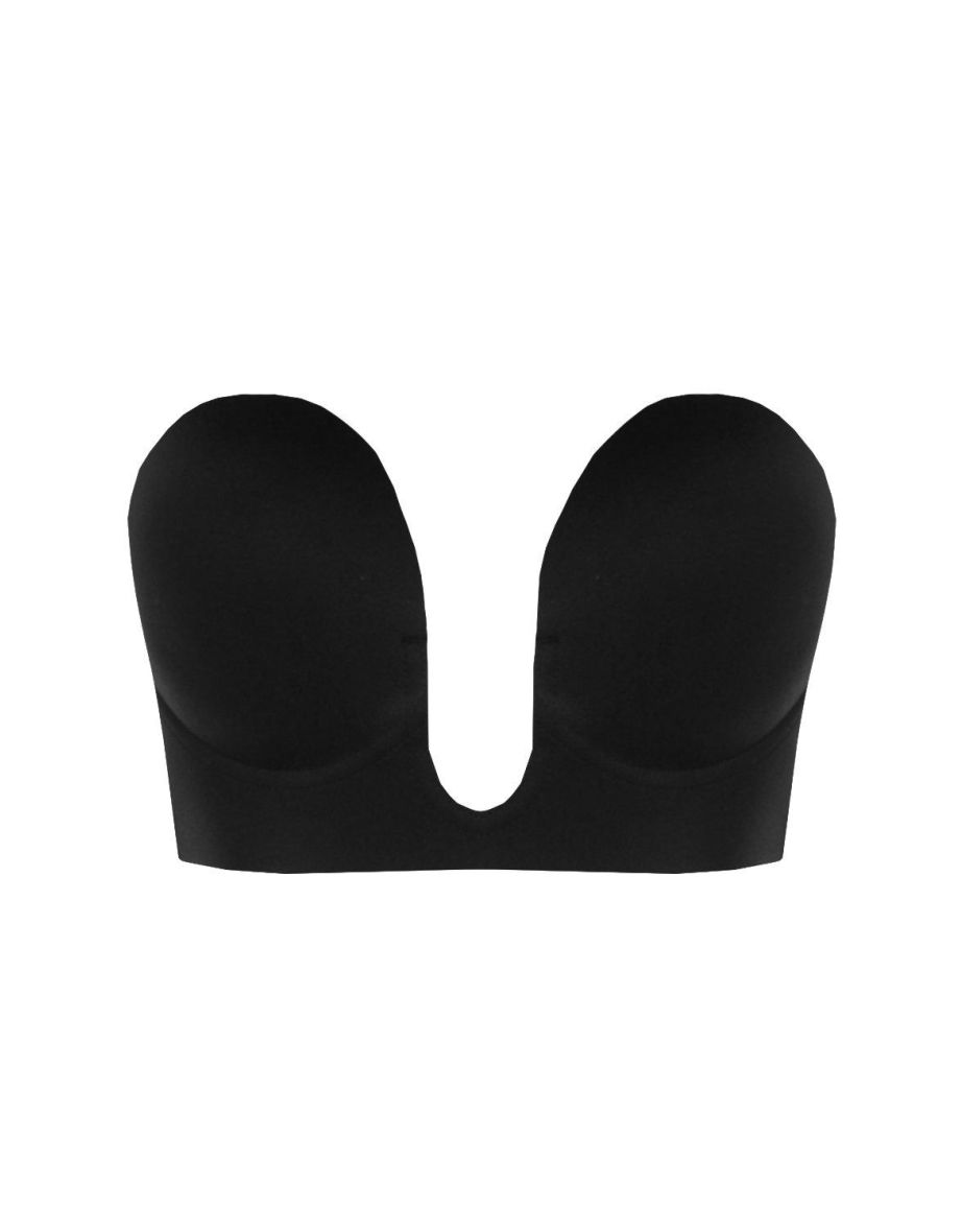 Deep U Stick on Bra - black - 1