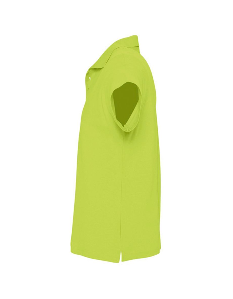 SOLS Mens Summer II Pique Short Sleeve Polo Shirt - Apple Green - 2