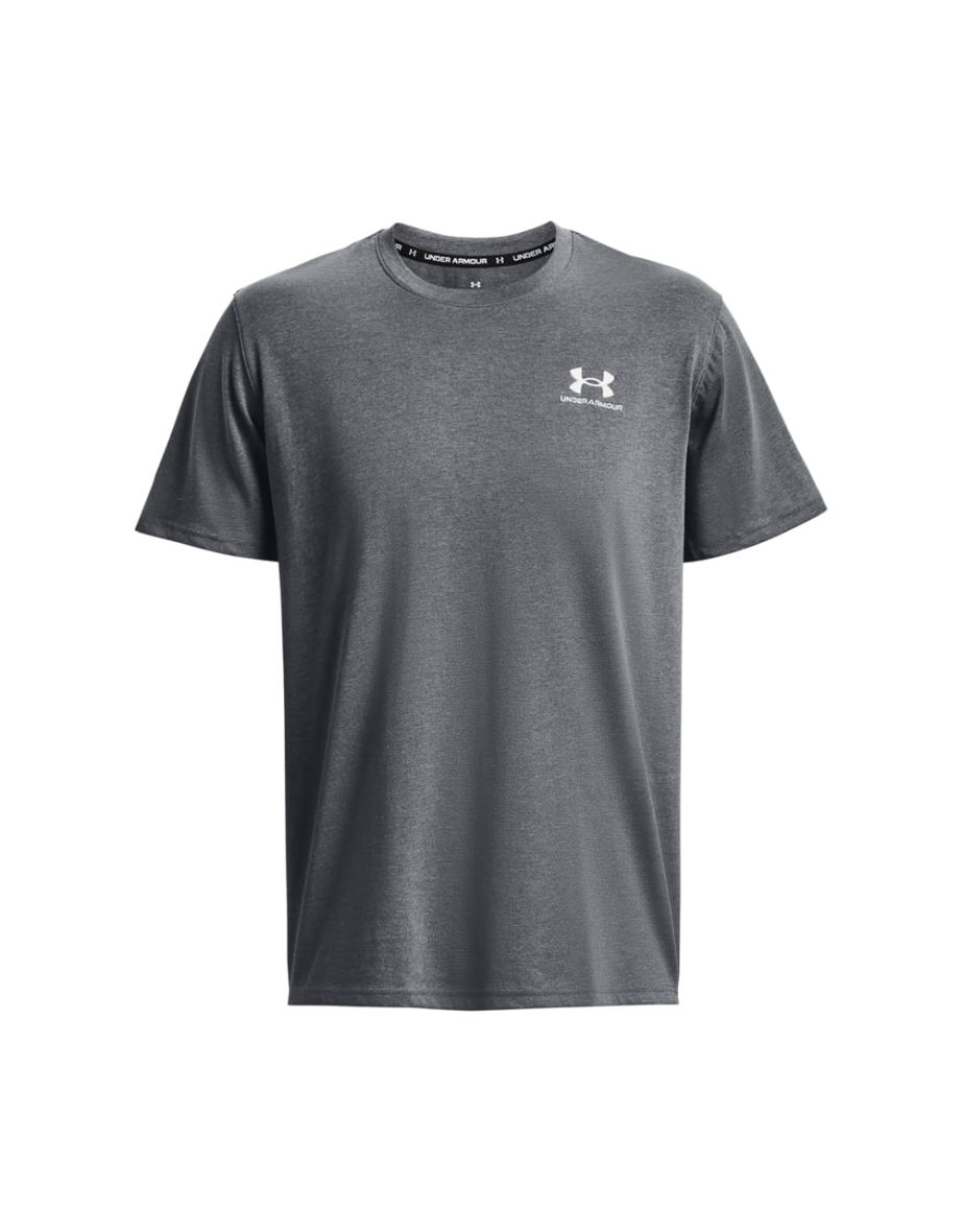 Men's Under Armour M Logo Emb Heavyweights T-Shirt in Grey