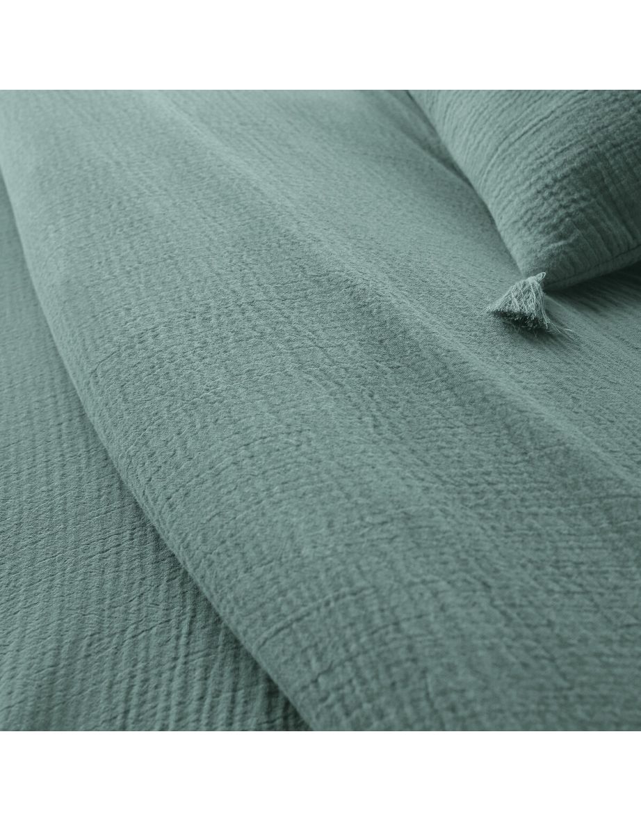 Kumla Cotton Muslin Bedspread - 5