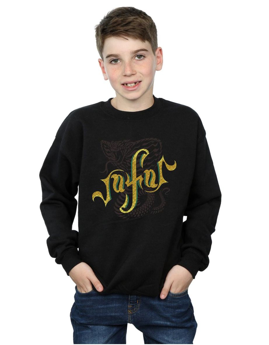 Disney Boys Aladdin Movie Jafar Snake Logo Sweatshirt