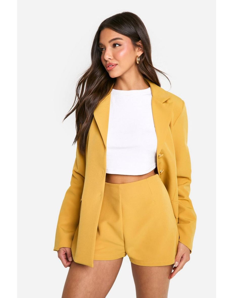 Fitted Woven Tailored Micro Shorts